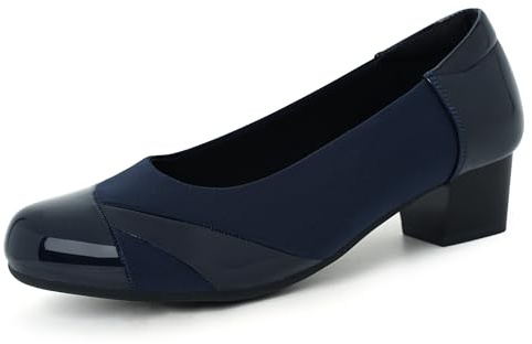 Ortho + Rest Escarpins Chaussures Habillées pour Femmes Talon Bas Anti-Oignon