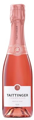 Champagne Taittinger Prestige Rosé halbe Flasche Kleinflasche brut Roséwein Frankreich inkl. FeinWert E-Book (1 x 0.375 l)