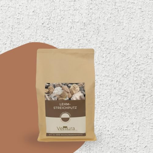 VeMura Lehm-Streichputz | für Kalk- & Lehmputz | Bianco Natur, S - 5 kg