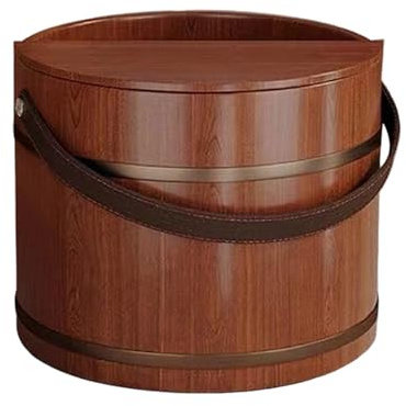 Cuve De Bain De Pieds Avec Couvercle Relaxant | En Bois Pour Pieds pour Salle de Bain Chambre Lavage des Mains Sauna Buanderie Maison Dortoir Appartement Centre de