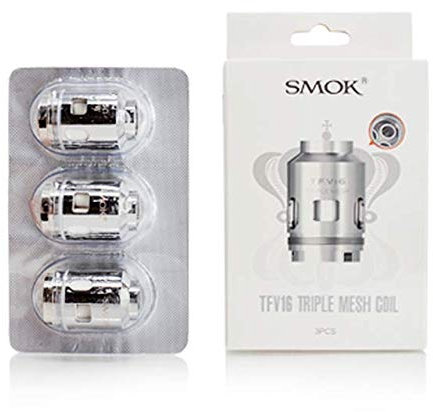 SMOK TFV12 Prince Mesh Coil Head 3er Pack, Nikotinfreie Elektronische Zigarette