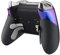 eXtremeRate Case Grips Gehäuse Hülle Cover für Xbox One Elite Controller, Griffe Schale Shell Ersatzteile für Xbox One Elite V1 Controller Modell 1698(Lila Blau)