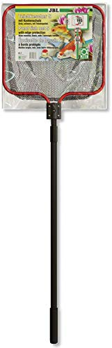 JBL Teichkescher S Grob 40x35 cm Grobmaschiges Fang Netz 160 cm Teleskopstiel