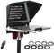 Desview - T2 - Téléprompteur pour Smartphone, Tablette ou Appareil Photo DSLR jusqu'à 8 - Enregistrement vidéo - Autocue