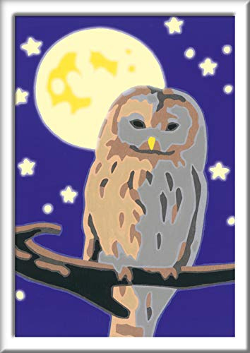 Ravensburger CreArt 28772 Kit de Peinture par numéros pour Enfants à partir de 7 Ans avec Cadre, pinceaux et peintures acryliques, Cadeau pour Filles et garçons, Phosphorescent