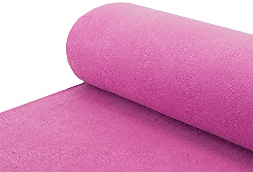 Polar Fleece Stoff Antipilling einfarbig pink - Meterware ab 25 cm x 150 cm - Stoff zum Nähen