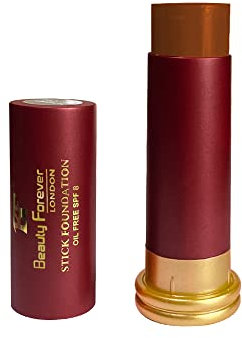 Beauty Forever Stick Foundation, Lightweight Formula Oil Free, Matte Finish Face Foundation, Suitable For All Skin Types, Friendly Cool Natural Looks, Available in 13 Shades (MOCHA (SF106))