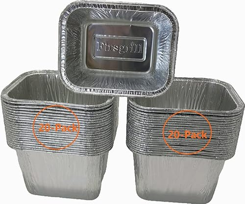 Firsgrill Fettbechereinsätze für Pit Boss Grillplatten und Country-Räucher, tragbare Gas-Grillplatte, 40 Stück