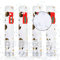 XiXiRan Konfettikanone Weiß*4pcs, Hochzeit Konfettibombe, Party Popper Geburtstag, Konfetti Pistolen Set, Confetti Cannons