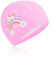 Gorro de Natación de Niños Gorro de Baño de Elástico Gorro Piscina Cómodo Impermeable Sombrero de Natación Lindos Gorro de Natación de Dibujos para Niños Niñas Pelo Largo y Corto