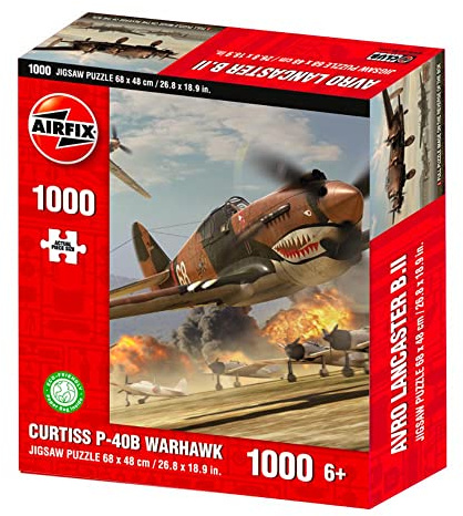 Airfix Curtiss P-40B Warhawk,1000 piece Jigsaw Puzzle