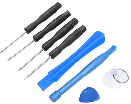 PATIKIL Telefonsperre Schraubezieher Kit 9in1 Mini Reparatur Werkzeug Set für Handy Laptop Brillen PC Reparatur P1.5 S2 T0.8 Y0.6