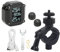 Leapiture Motorrad-Reifendruckkontrollsystem, Reifendrucksensor mit 2 Sensoren USB-Lade-LCD-Bildschirm IP67 Wasserdichtes TPMS Reifendruckkontrollsystem Motorrad für sicheres Fahren