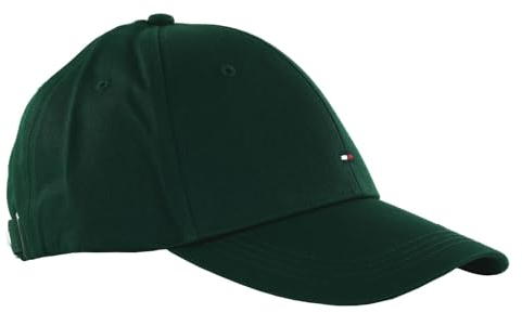 Tommy Hilfiger Essential Flag TH Flag Cap Hunter Green, Einheitsgröße