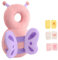 Eyands Schmetterling Baby Kopfschutz Rucksack und Baby Knieschoner zum Krabbeln - Verstellbarer Baby Fallschutz Rucksack, Infant Fallschutz Kissen für Kleinkind Baby Walking