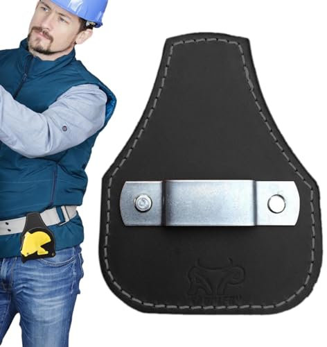 HUNYA Porta Metro Nastro per Cintura, Porta Metro Nastro, Clip Porta Metro Nastro, Porta Metro Nastro, Strumento Clip Nastro per Misurazione, Accessori per Elettricisti