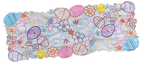 Zerodeko Squisito Tovaglietta Pasquale Fatta A Mano Decorazione Accogliente Per La Festa Di Pasqua