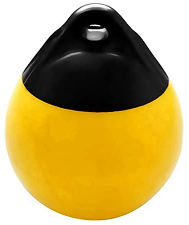 Orimommth Heavy Duty PVC Boat Ball Round Anchor Buoy Dock Bumper Ball Inflatable Protection Marine Mooring Buoy Yellow