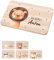 Bärenfreunde - Individuelles Holzbrett mit hochwertigem Spezial-Druck für Kinder - Personalisiertes Frühstücksbrettchen - Niedliche Motiv-Brettchen mit Namen (Löwe)