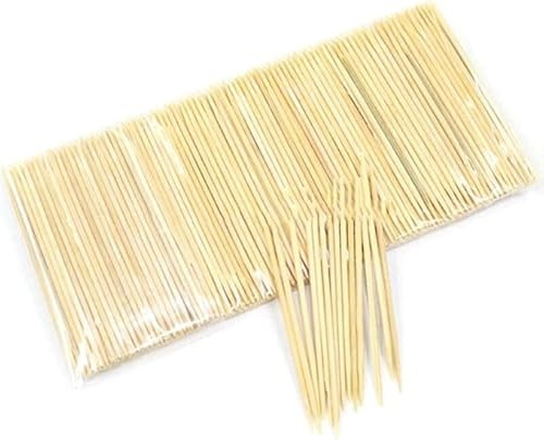 200Pcs/Box Natural Toothpicks Fruit Tooth Sticks Worthy Bamboo Toothpick Disposable Family Restaurant Tableware Flossing Tool Useful and Professional Toothpicks Kitchen Tools and Gadgets