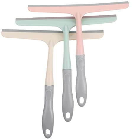 LABRIMP Glasreiniger Satz Für Fenster Scheibenreinigung Mit Abzieher Wischer Aus Edelstahl