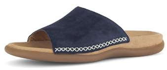 Gabor Damen Pantoletten, Frauen Slipper,Best Fitting,Schlupfschuhe,schluepfschuhe,Slip-ons,Backless Slipper,Mules,Marine,41 EU / 7.5 UK
