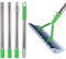 170cm Bow Rake Artificial Turf Rake Thatch Rake Garden Rake with Stainless Steel Handle Metal Head Rake Lawn Thatching Rake Robust Dethatcher Rake Versatile Grass Grooming Rake for Land Management