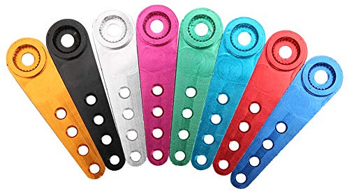 Yosoo Health Gear RC Servoarm 25T Aluminiumlegierung 8 Farben 37 Mm | Futaba Hitec Savox, Eloxiert, Leicht, Einfache Montage, Flugzeug Auto, Wettkampf, Langlebig