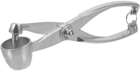 GRIRIW Pinza Snocciolatrice per Ciliegie e Olive in Metallo, Levatorsoli Compatto Ergonomico per Uso Domestico e Rimozione Noccioli di Datteri Rossi