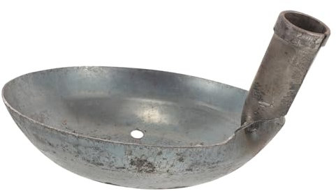 Supvox Metall Siebschaufel Mit Großem Fassungsvermögen Vertikale Mistschaufel Für Schlamm Abwasserreinigung Robuste Filter-Schaufel Für BAU Sanitärarbeiten Langlebig Und Wiederverwendbar