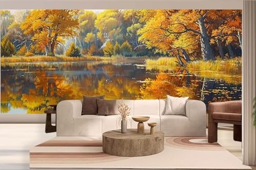 Diamond Painting Wald Malen Nach Zahlen Erwachsene Landschaft Diamant Painting Bilder Kinder, 5D DIY Crystal Arts Basteln Erwachsene Puzzle Bilder Kreativ Set, Home Deko Wohnzimmer 90 x 180 cm h1033