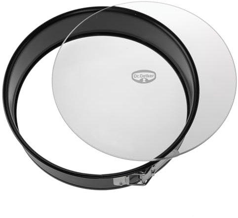 Dr. Oetker Springform mit Glasboden, Ø 26 cm, aus hochwertigen Materialien für ein optimales Backergebnis