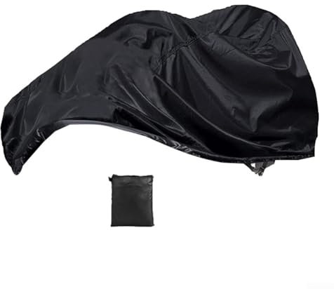 210D Oxford Fabric Kids Car Cover Protective Cover for Ride-On Toy Cars with Storage Bag Waterproof Windproof Dust Protection Black(140 * 83 * 81cm)