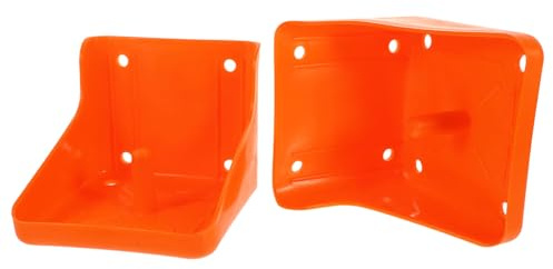 Porta Blocchi di Sale per Ovini in PP Rosso, 2 Pezzi | Supporto Cilindrico per Blocco, Posizioni Fisse e Fondo Antiscivolo, Montaggio Semplice per Stalle e Recinti