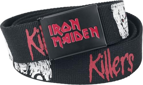 Iron Maiden Killers Unisex Gürtel schwarz Band-Merch, Bands, Geschenke