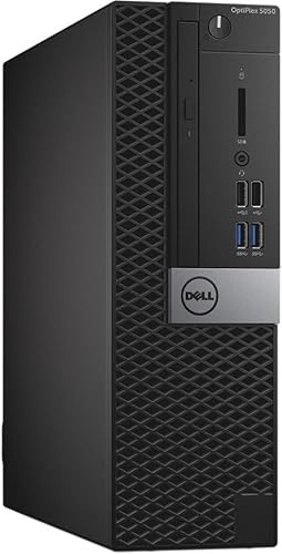 Dell Optiplex 5050 SFF Ordinateur de bureau Intel Core i7-7700T, 16 Go de RAM, 512 Go SSD, USB Wi-Fi + BT, clavier QWERTY américain, Windows 11 Pro (reconditionné)