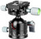 Koolehaoda Panorama Kugelkopf, Φ36 mm Kugeldurchmesser Doppel Panorama Stativkopf 360° drehbar mit 1/4 Schraube Schnellwechselplatte für Stativ, DSLR, Camcorder, Max. Belastung 15kg - E2H2