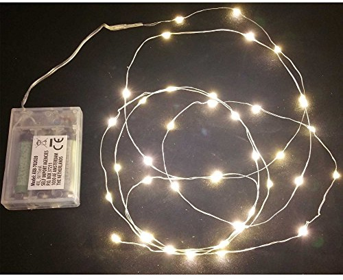 Easygift Products Copper Wire, 80 Warm White LED Lights (395cm)