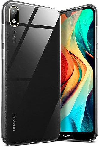 moex Aero Case für Huawei Y5 (2019) Hülle Durchsichtig, Silikon Handyhülle Transparent, Clear Case Ultra Slim, Backcover Schutzhülle Dünn, Silikonhülle Minimalistisch, Klar