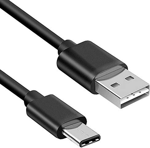 MOELECTRONIX Câble USB 3.1 type C compatible avec Blackview BV6800 Pro | avec long connecteur | Câble de données de type C | USB-C noir