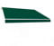 SmartSun Tenda classica completa 4 x 2,5 m colore verde tela poliestere. Struttura in alluminio. Regolabile in inclinazione. Manovella inclusa. Tenda da sole terrazza, giardino, balcone