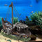 Cikonielf Aquarium Schiffswrack Dekoration Harz Wrack Boot Kreative Wrack Segelboot Aquarium Künstliche Hochsimulation Schiffswrack Aquarien Landschaft Dekor Aquarium Landschaft