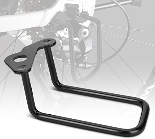 Yosoo Health Gear Schaltwerkschutz, Schutzbügel für Schaltwerk, Fahrradumwerferschutz, Umwerferschutz mit Bogenwinkel-Design, geeignet für die meisten MTB-Fahrräder, Rennräder, Falträder