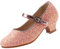 EIGHT KM Ragazze Tacco Alto Pattini di Vestito Mary Jane Principessa Festa di Nozze Pompa Scarpe EKM7015 Cinderella Sparkle Glitter Rosa Taglia EU 37