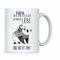 weiße Tasse -Ein Papa zu sein erfordert Liebe & nicht DNA- Geschenk zum Vatertag Geschenkidee für den Stiefvater Kaffeebecher mit Spruch für Stiefpapa