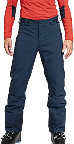 Schöffel Herren Weissach M, wasser- und winddichte Skihose, warme Schneehose mit Schneefang und Verstärkung gegen Skikantenschläge, navy blazer, 46