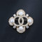 hcma Bijoux en Perles S925 Broches en Argent pour Femmes à la Mode Anniversaire Fine Diamond Bijoux de Mode De Noël De Luxe Fleur Broche Broches