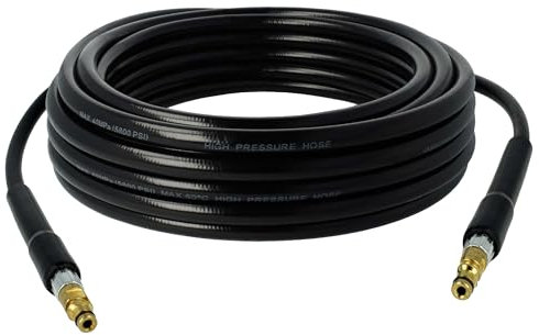 vhbw 10m Tuyau haute-pression compatible avec Kärcher K 3 Home Dankeschön Edition *DE nettoyeur haute pression - Filetage en laiton