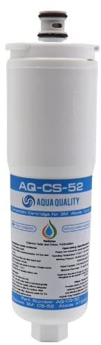 AQ-CS-52 Compatible with 3M CS-52, 5586605, 640565 for Bosch, Siemens, Neff Fridge Water Filter, and Abode Aquifier Water Filter (4 Pack)