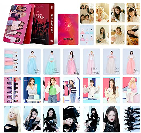 Eleven Ive Lomo Cards Eleven IVE Album Karten IVE Mini Karten Poster IVE Merch Photocards Set Fans Geschenk (ELEVEN B)